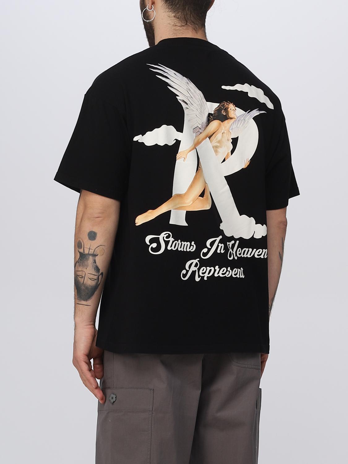 REPRESENT T-SHIRT: T-shirt men Represent, Black - Img 2