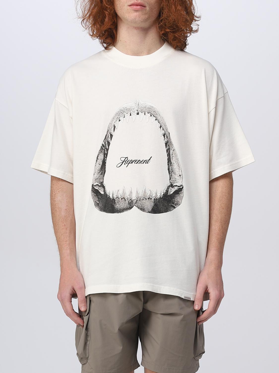 REPRESENT T-SHIRT: T-shirt men Represent, White - Img 1