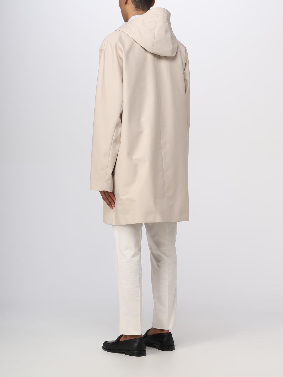 THOM BROWNE 大衣: 大衣 男士 Thom Browne, 卡其色 - Img 3