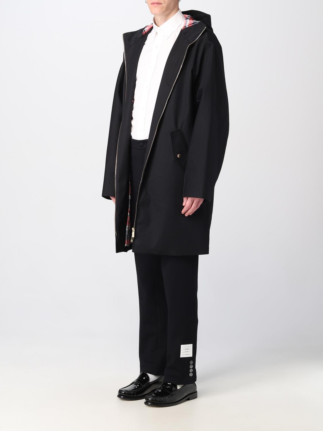 THOM BROWNE COAT: Coat men Thom Browne, Navy - Img 4