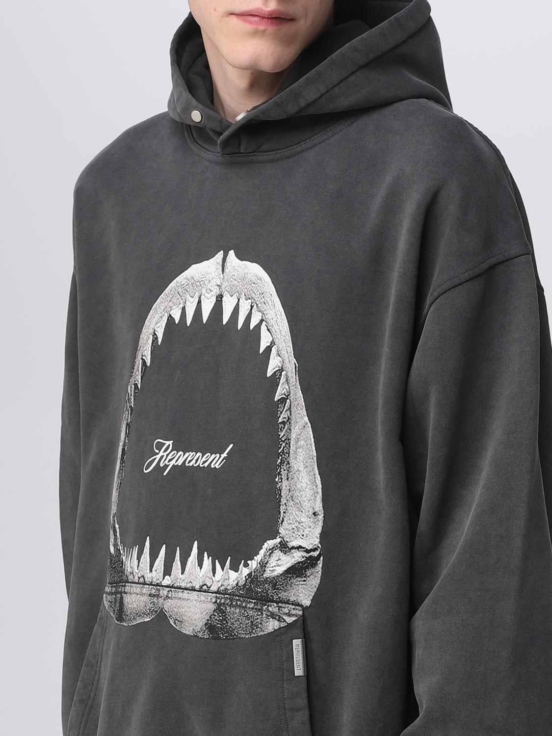 REPRESENT SWEATSHIRT: Sweatshirt homme Represent, Gris - Img 3
