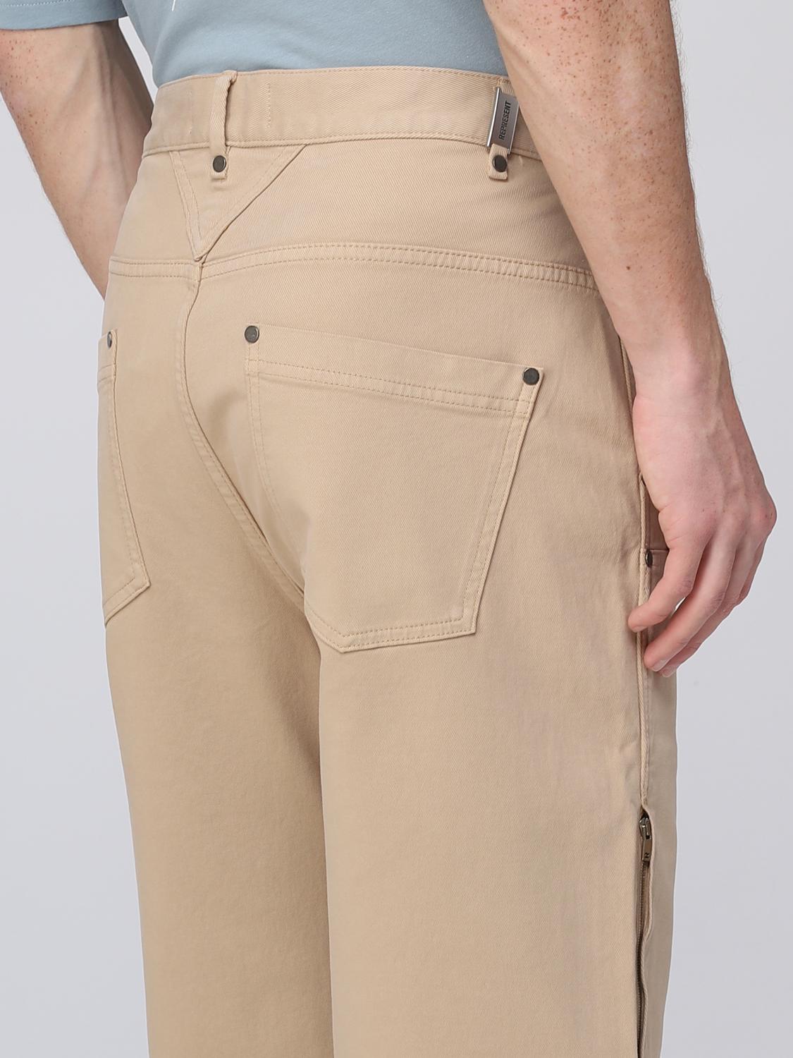 REPRESENT HOSE: Hose herren Represent, Beige - Img 4