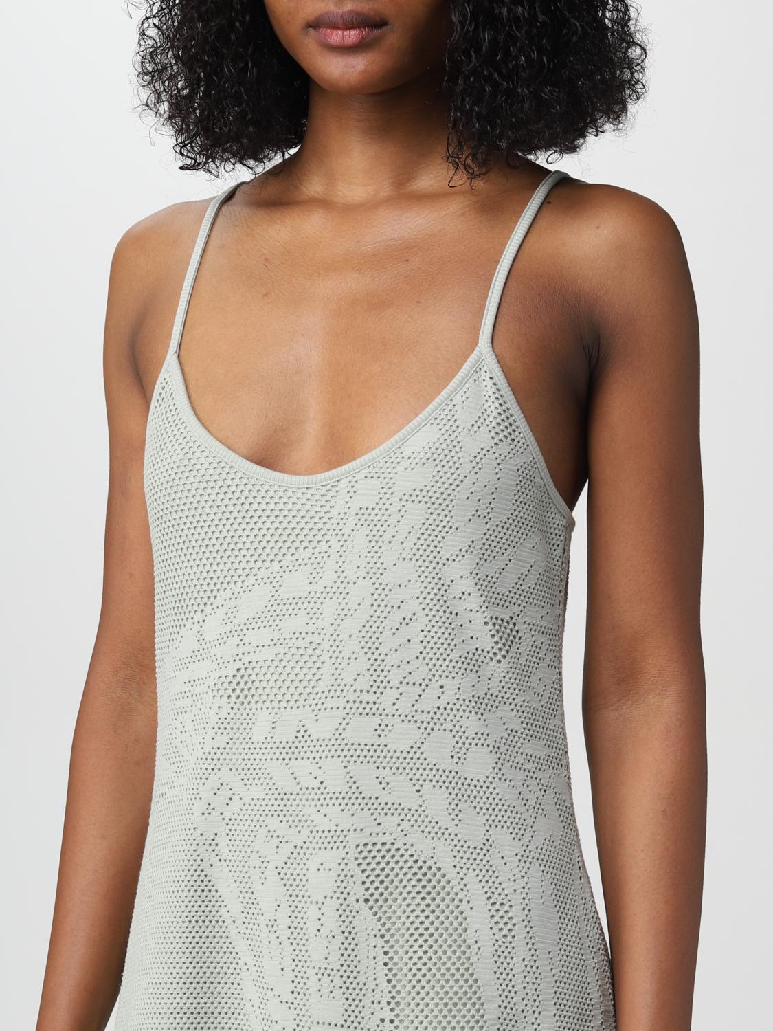 Diesel dress in stretch mesh - Grey | A084780NFAF | GIGLIO.COM