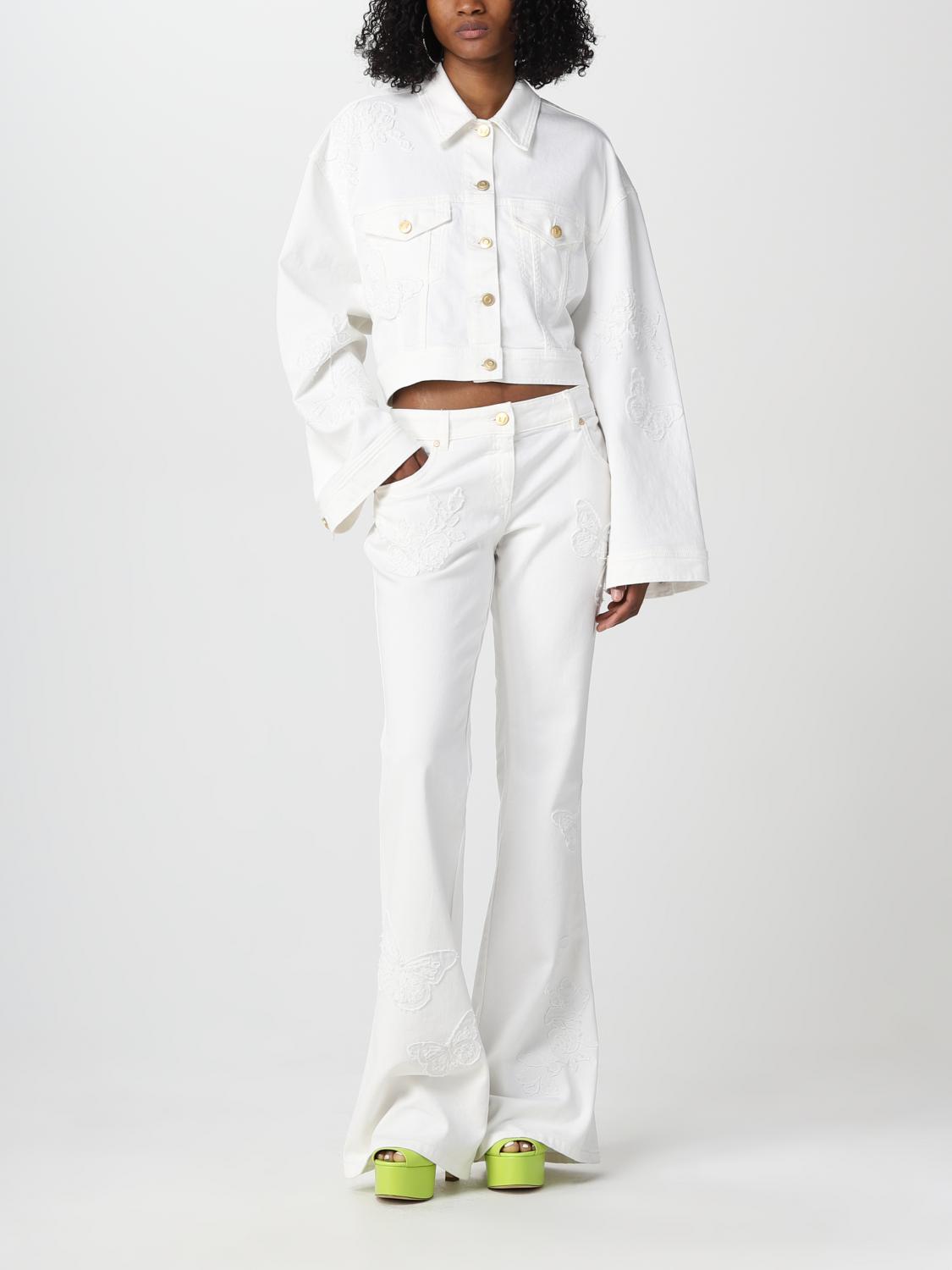 BLUMARINE AMERICANA: Americana mujer Blumarine, Blanco - Img 2