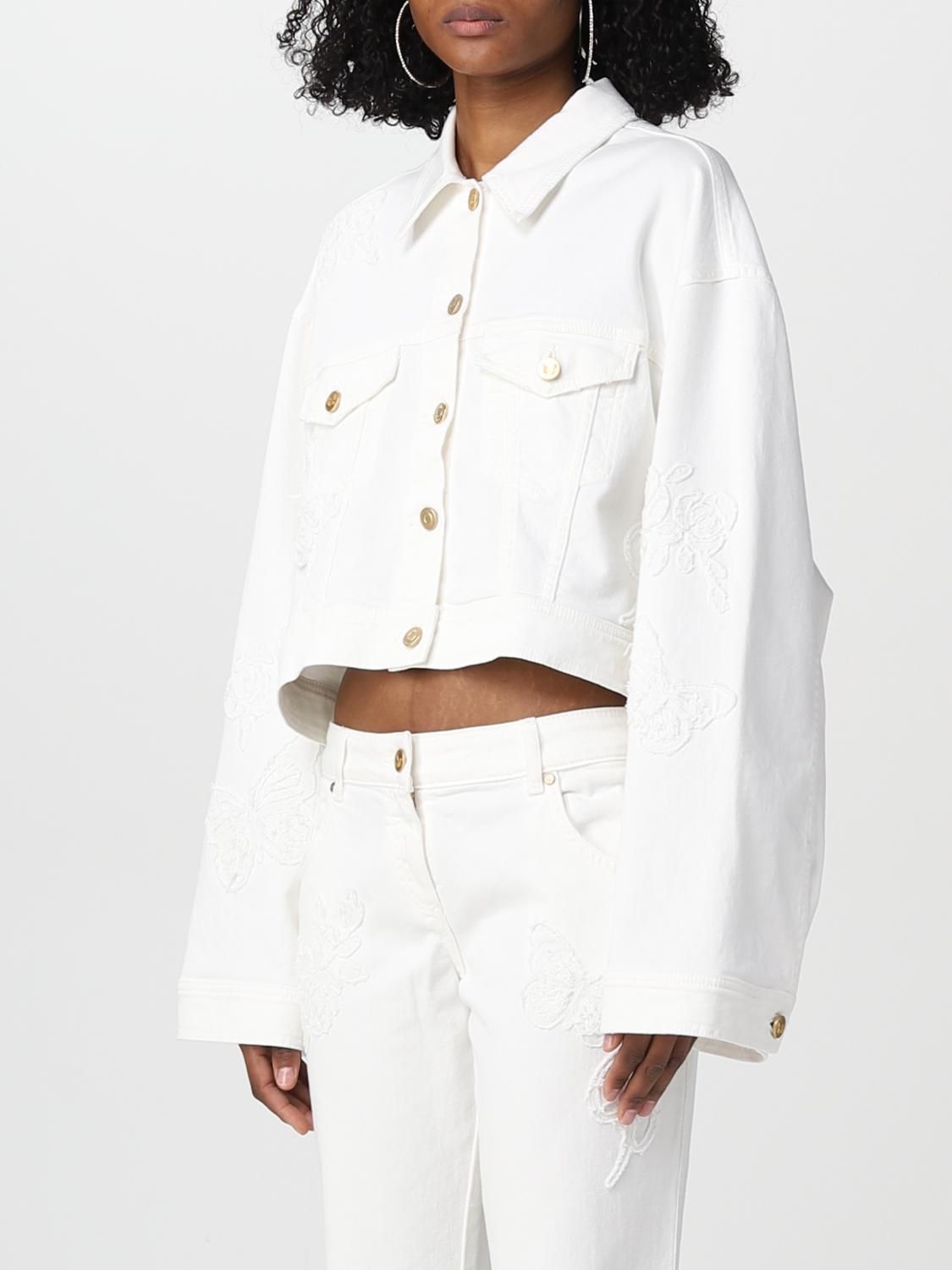 BLUMARINE AMERICANA: Americana mujer Blumarine, Blanco - Img 4