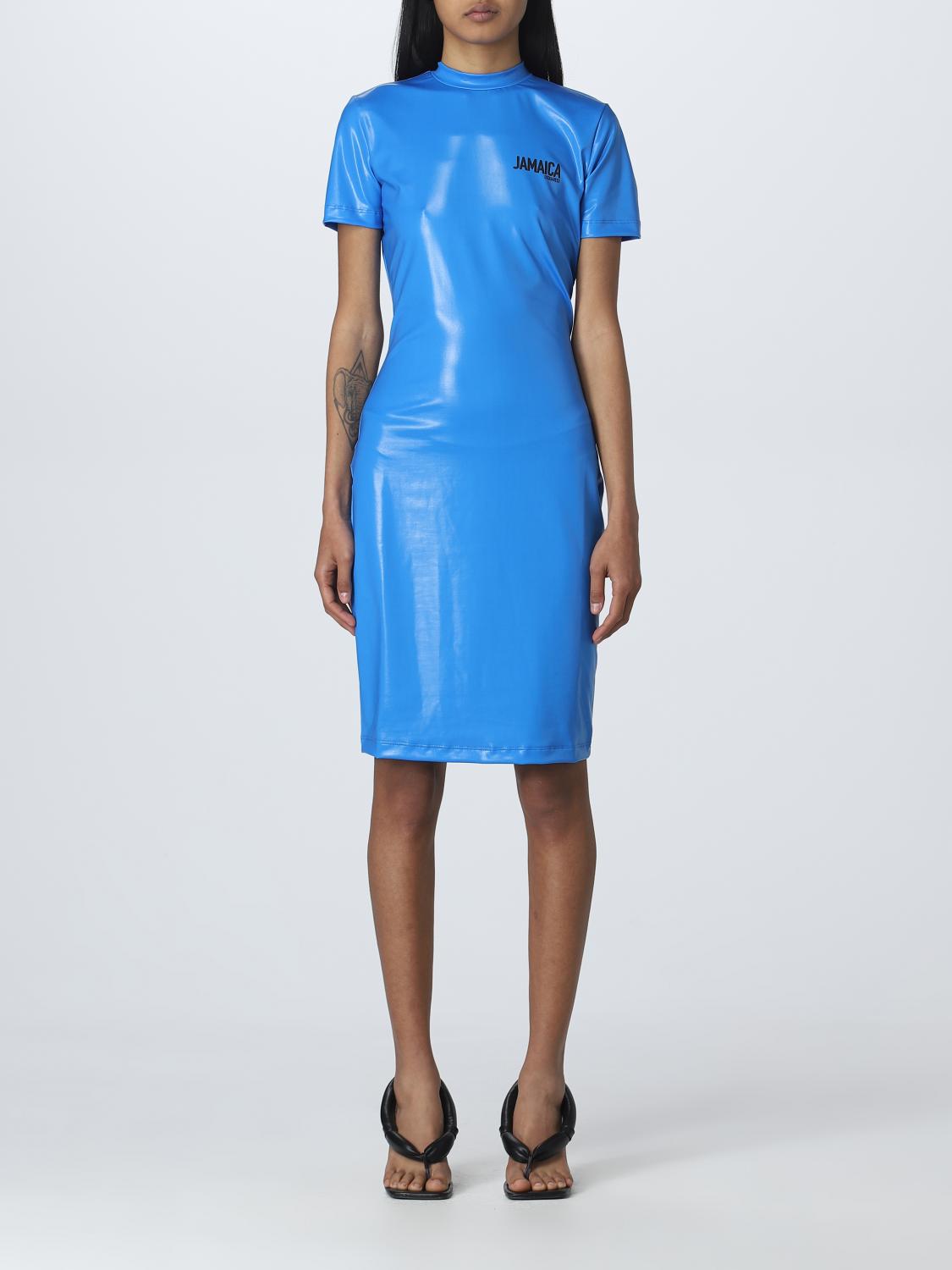DSQUARED2 ABITO: Abito Dsquared2 in tessuto stretch, Azzurro - Img 1