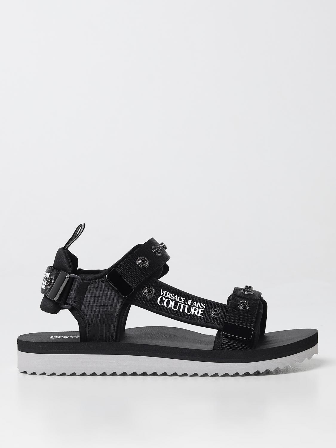 Versace Jeans Couture Sporty Logo-Strap Sandals VERSACE JEANS COUTURE BLACK FONDO STRAP SIGNATURE LOGO  main image 3