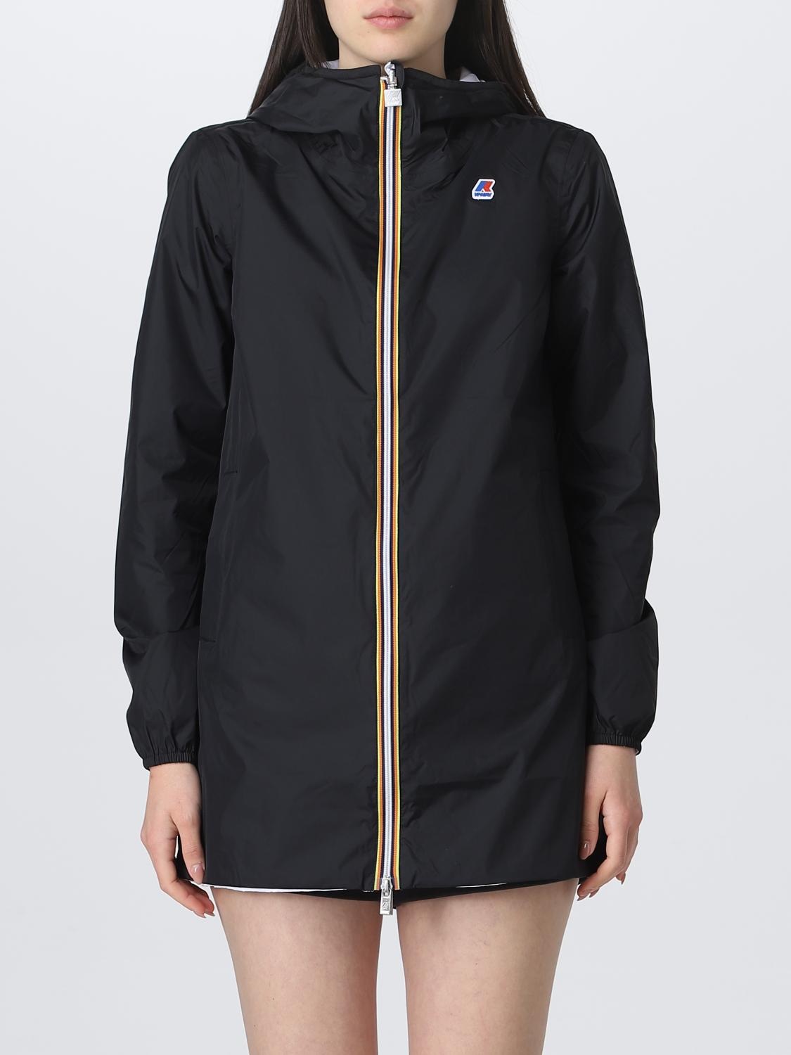 K-WAY JACKET: Coat woman K-way, Black - Img 1