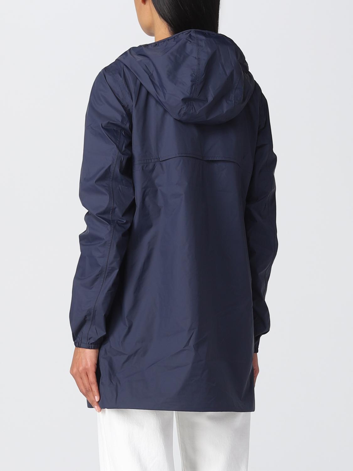 K-WAY JACKET: Coat woman K-way, Blue - Img 2