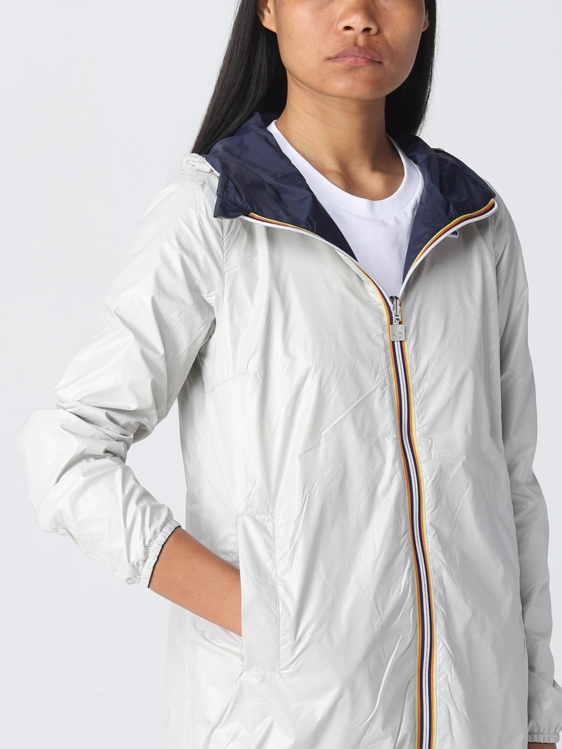 K-WAY JACKET: Coat woman K-way, Blue - Img 4
