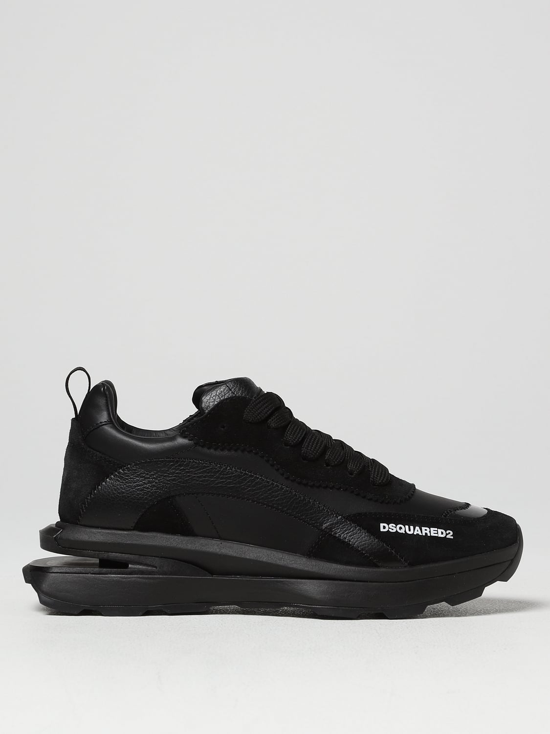 Dsquared2 Slash leather sneakers - Black | SNM024225105795