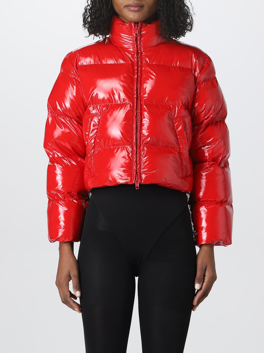 Balenciaga Tweed Double Breasted Jacket Red FARFETCH New