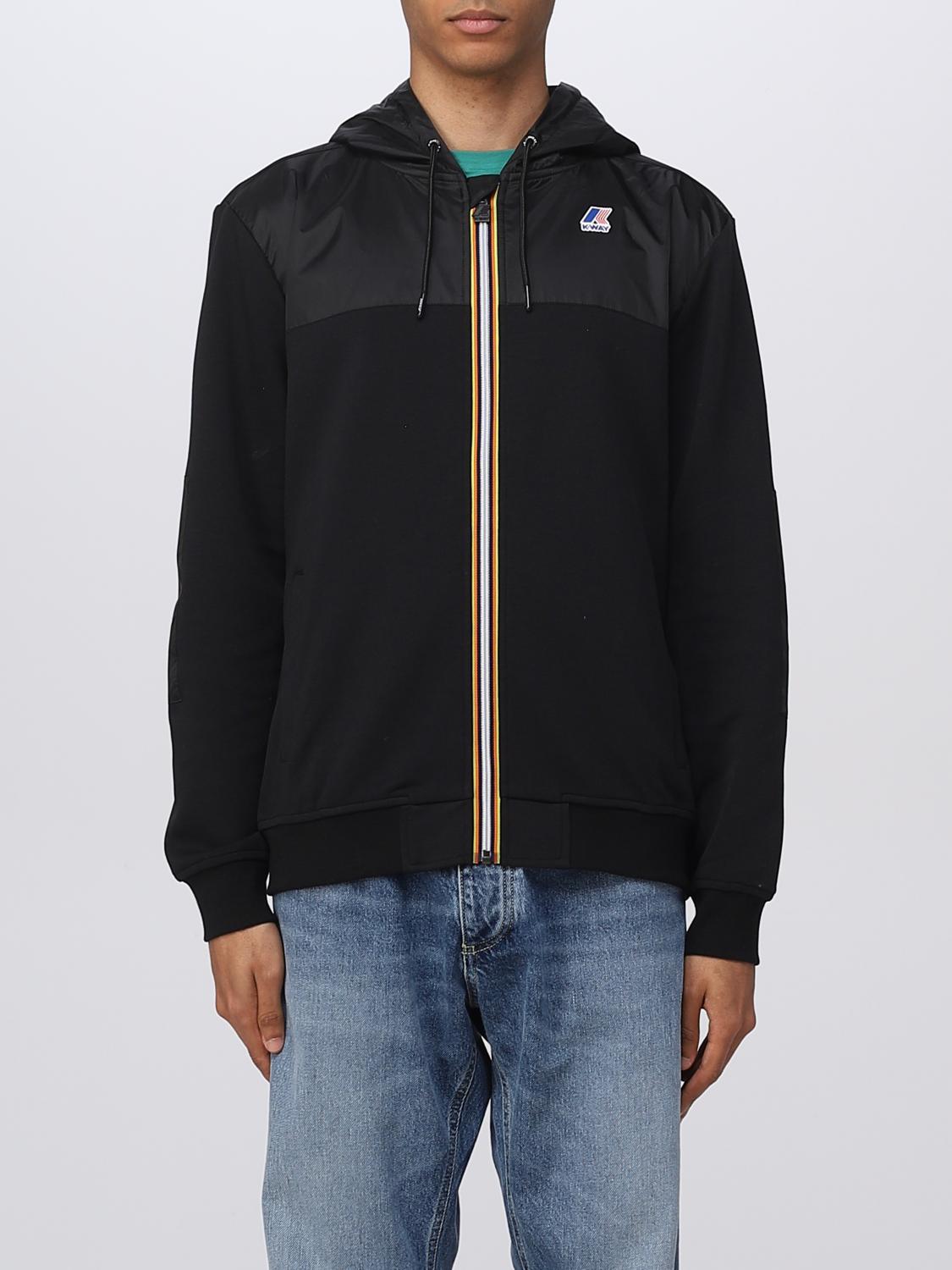 K-WAY JACKET: Coat men K-way, Black - Img 1