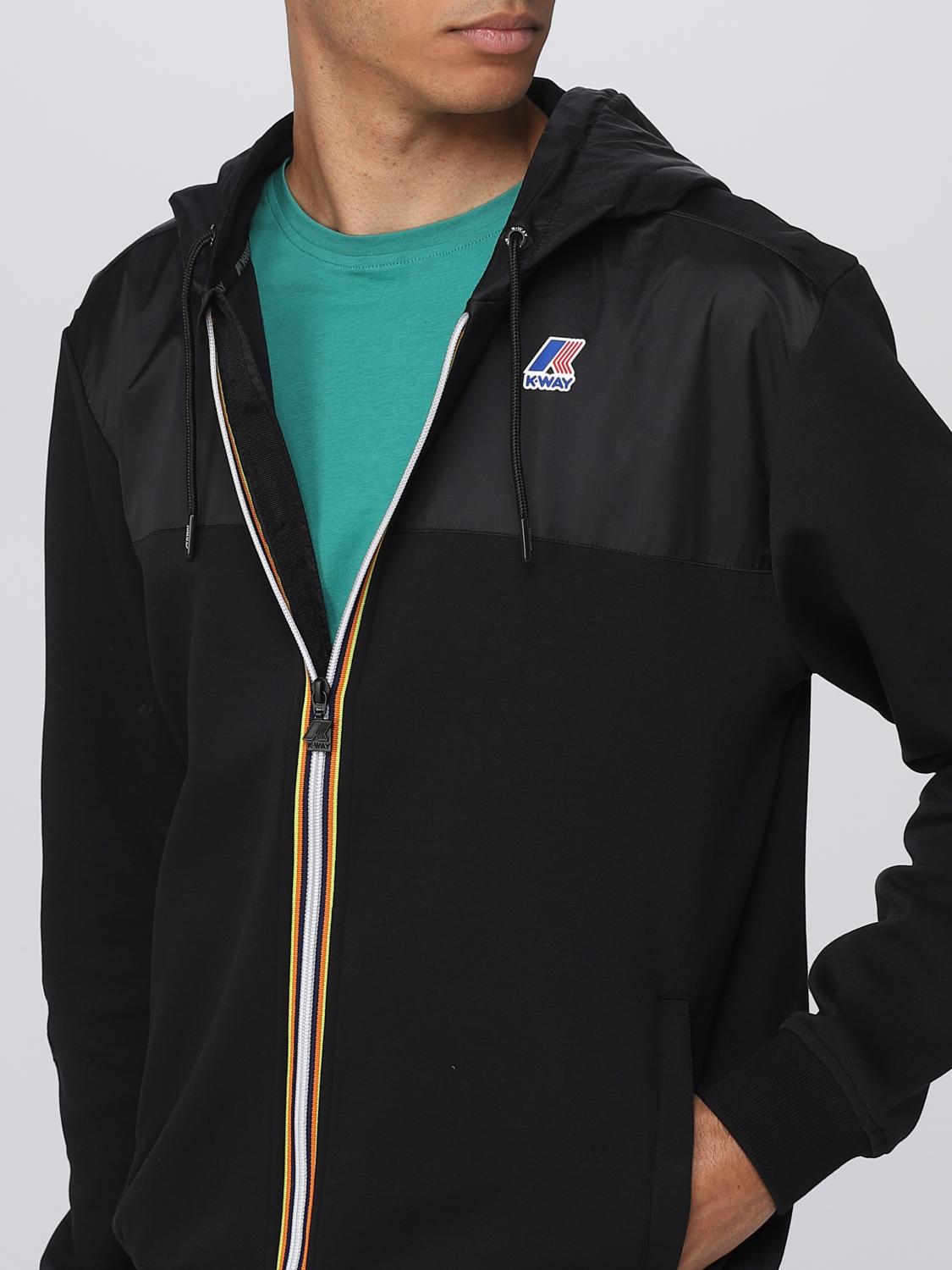 K-WAY JACKET: Coat men K-way, Black - Img 4