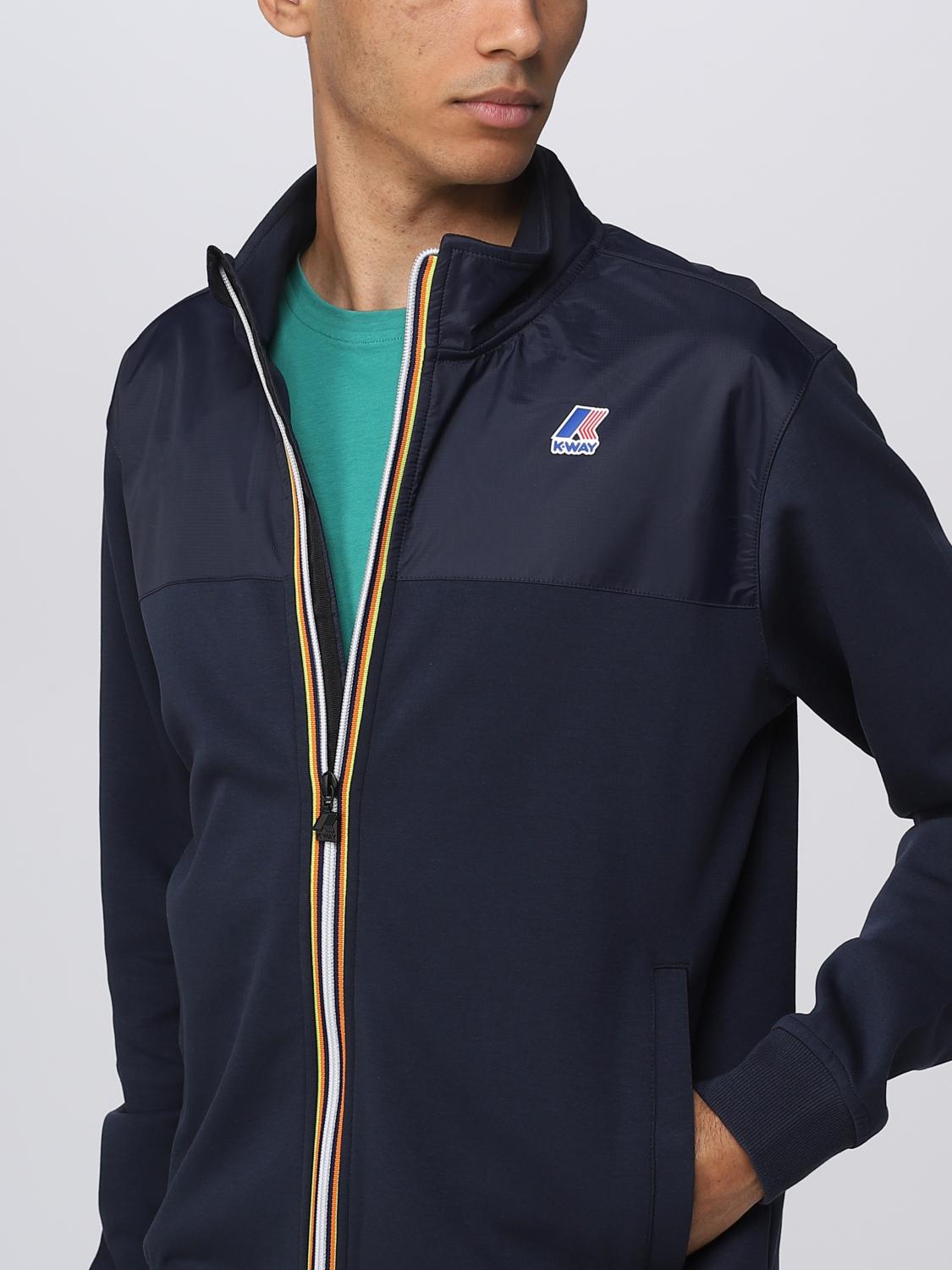 K-WAY JACKET: Coat men K-way, Blue - Img 4