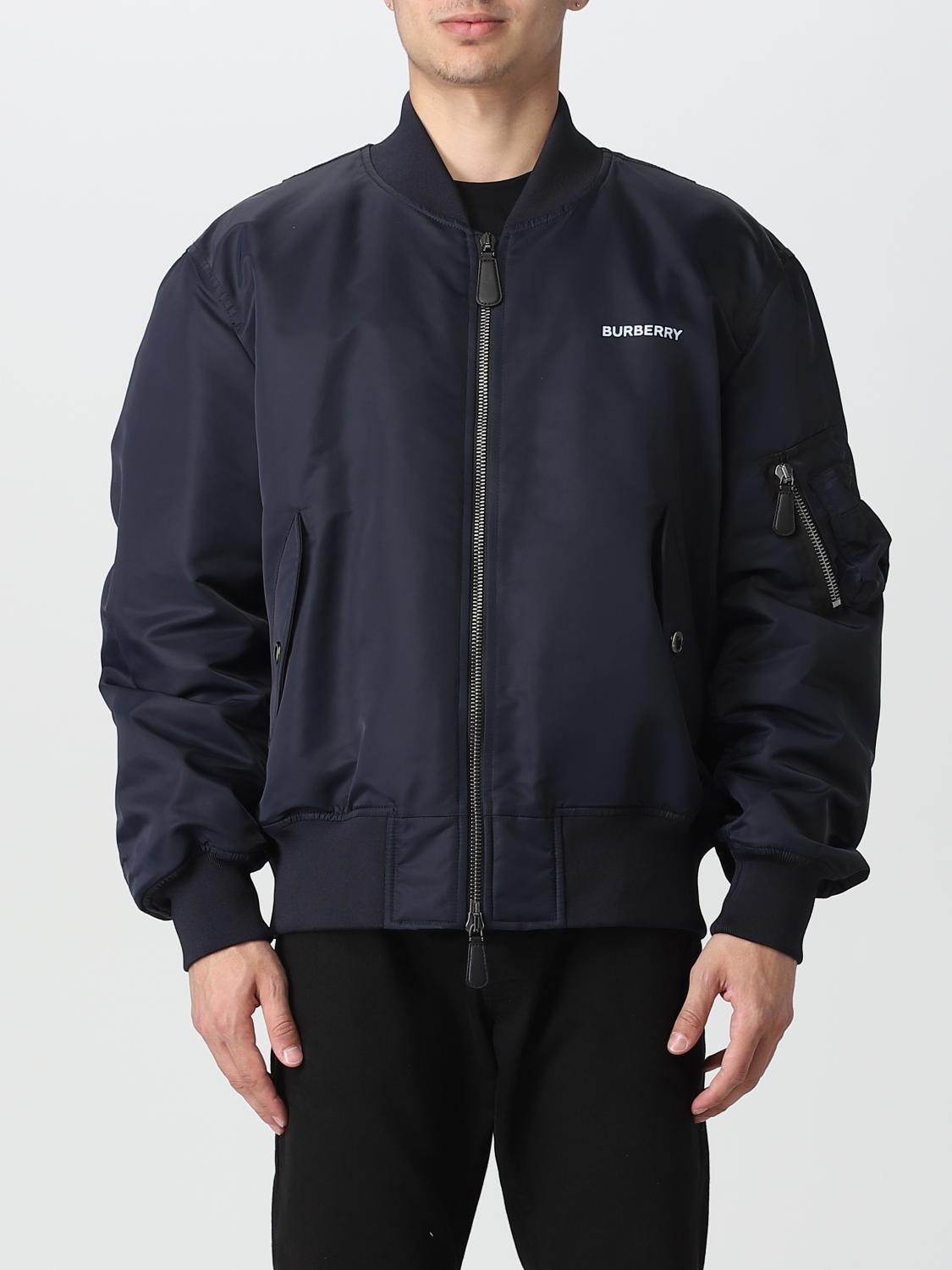 BURBERRY JACKET: Burberry men's jacket, Navy - Img 1