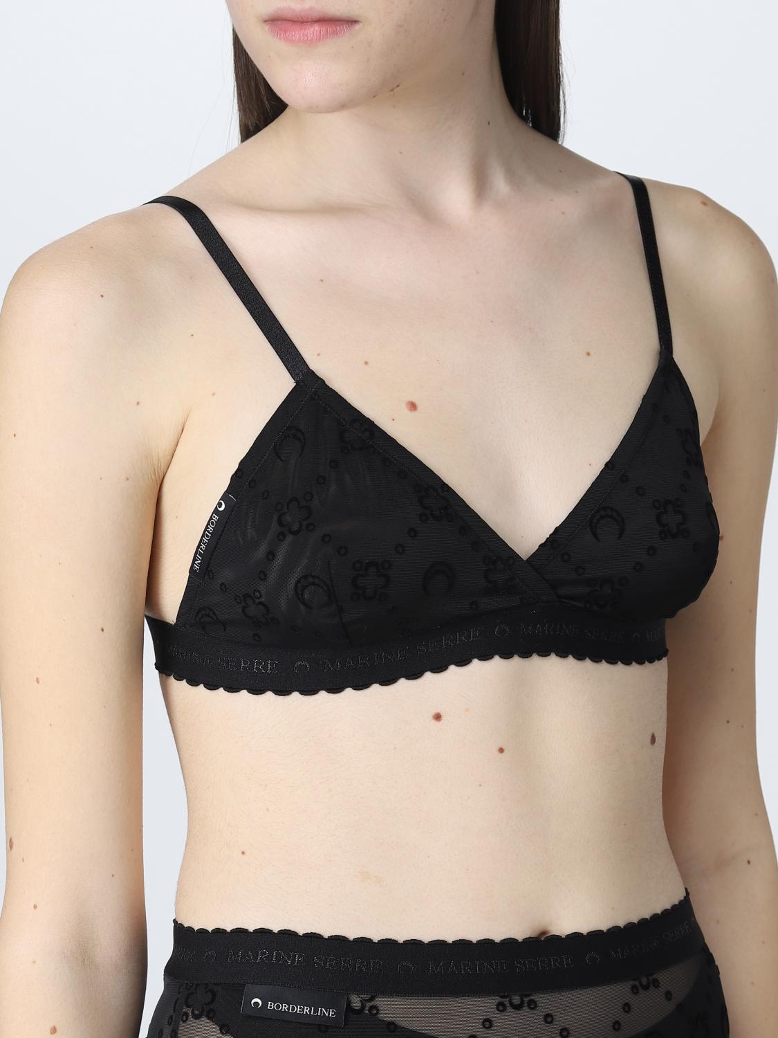 MARINE SERRE LINGERIE: Top woman Marine Serre, Black - Img 5