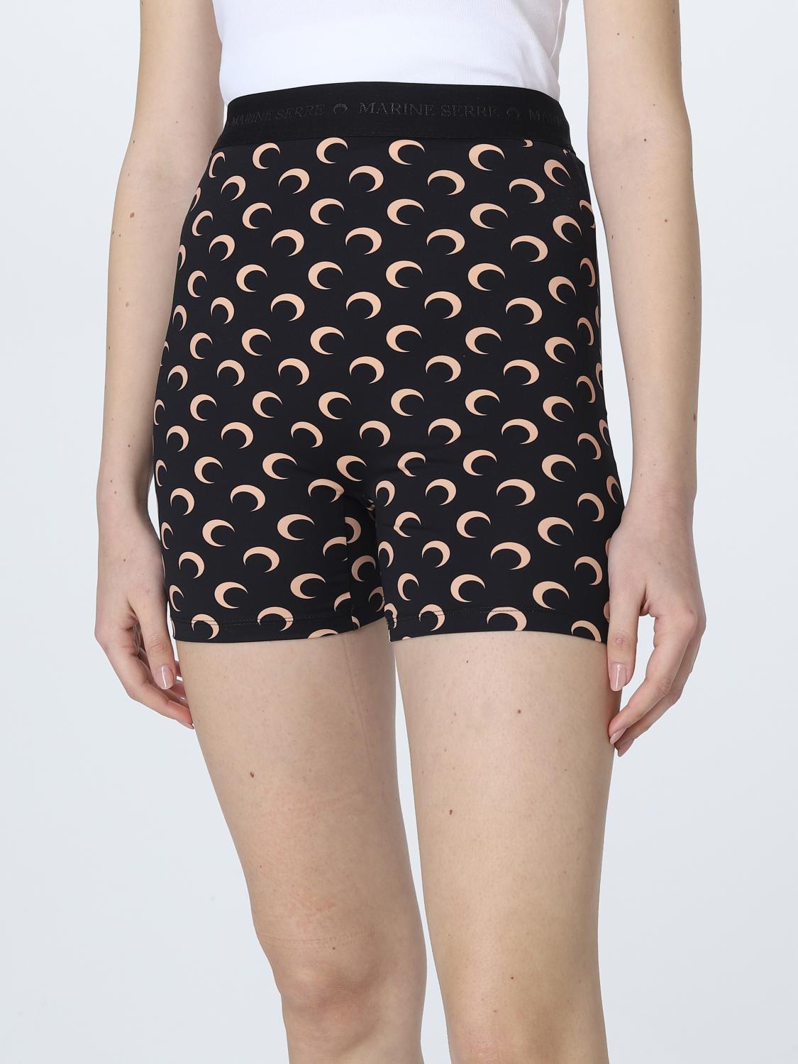 MARINE SERRE SHORTS: Short woman Marine Serre, Black - Img 4