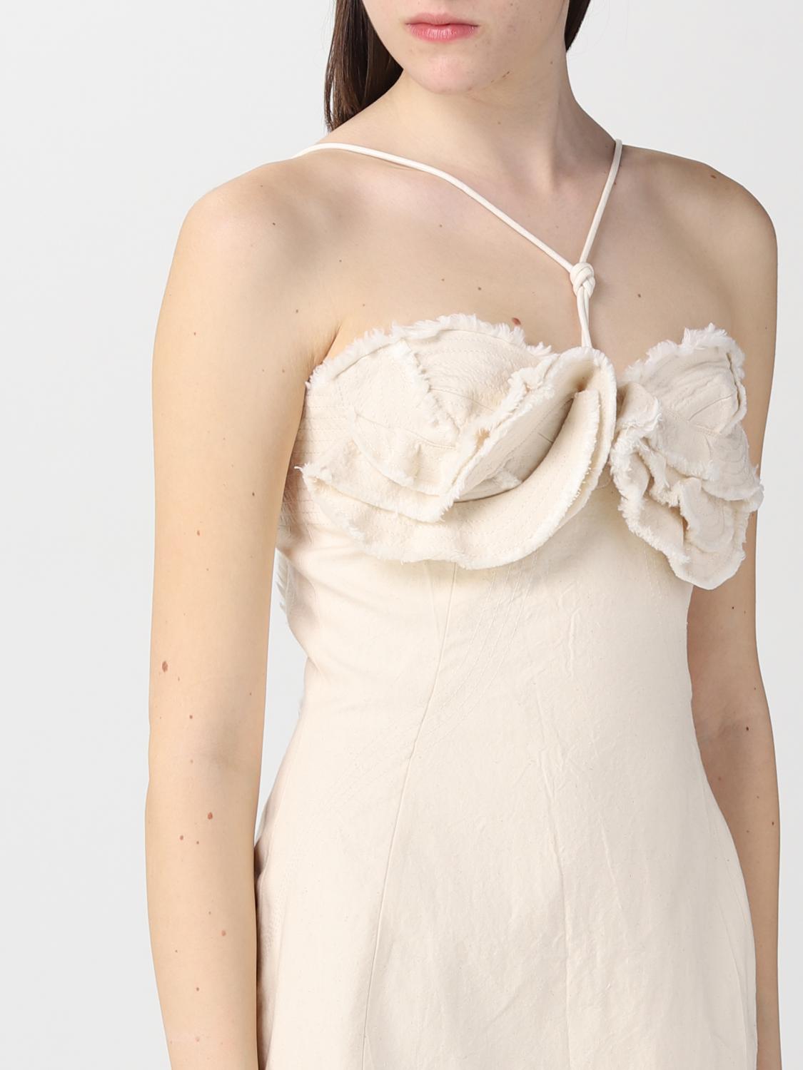 JACQUEMUS KLEID: Kleid damen Jacquemus, Weiß - Img 4