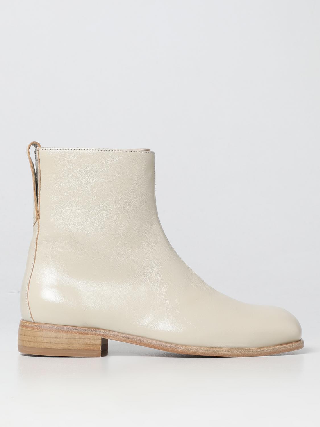 OUR LEGACY STIVALETTI: Stivaletto Michaelis Our Legacy in pelle, Beige - Img 1