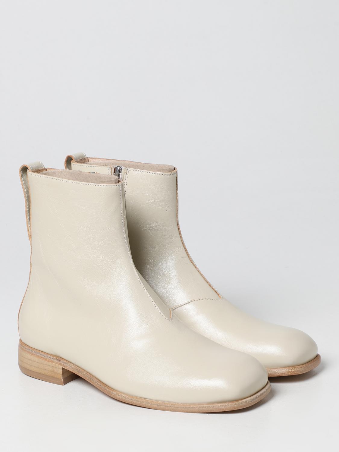 OUR LEGACY STIVALETTI: Stivaletto Michaelis Our Legacy in pelle, Beige - Img 2