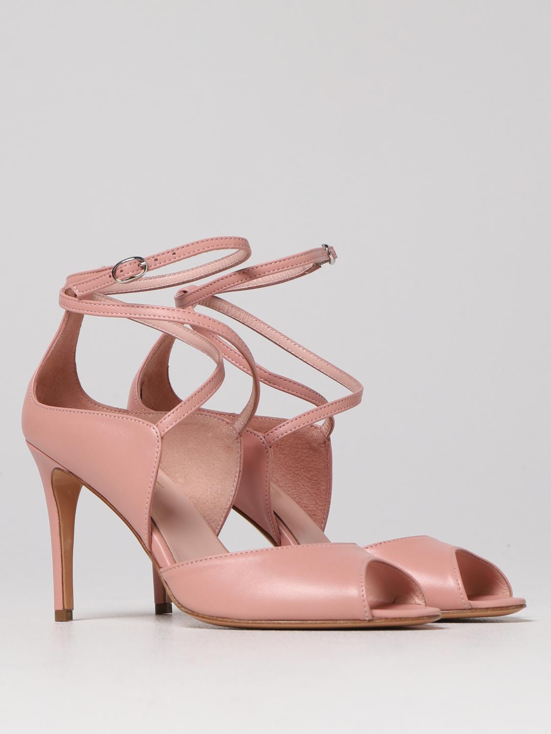 ANNA F. SANDALES À TALONS: Chaussures femme Anna F., Rose - Img 2