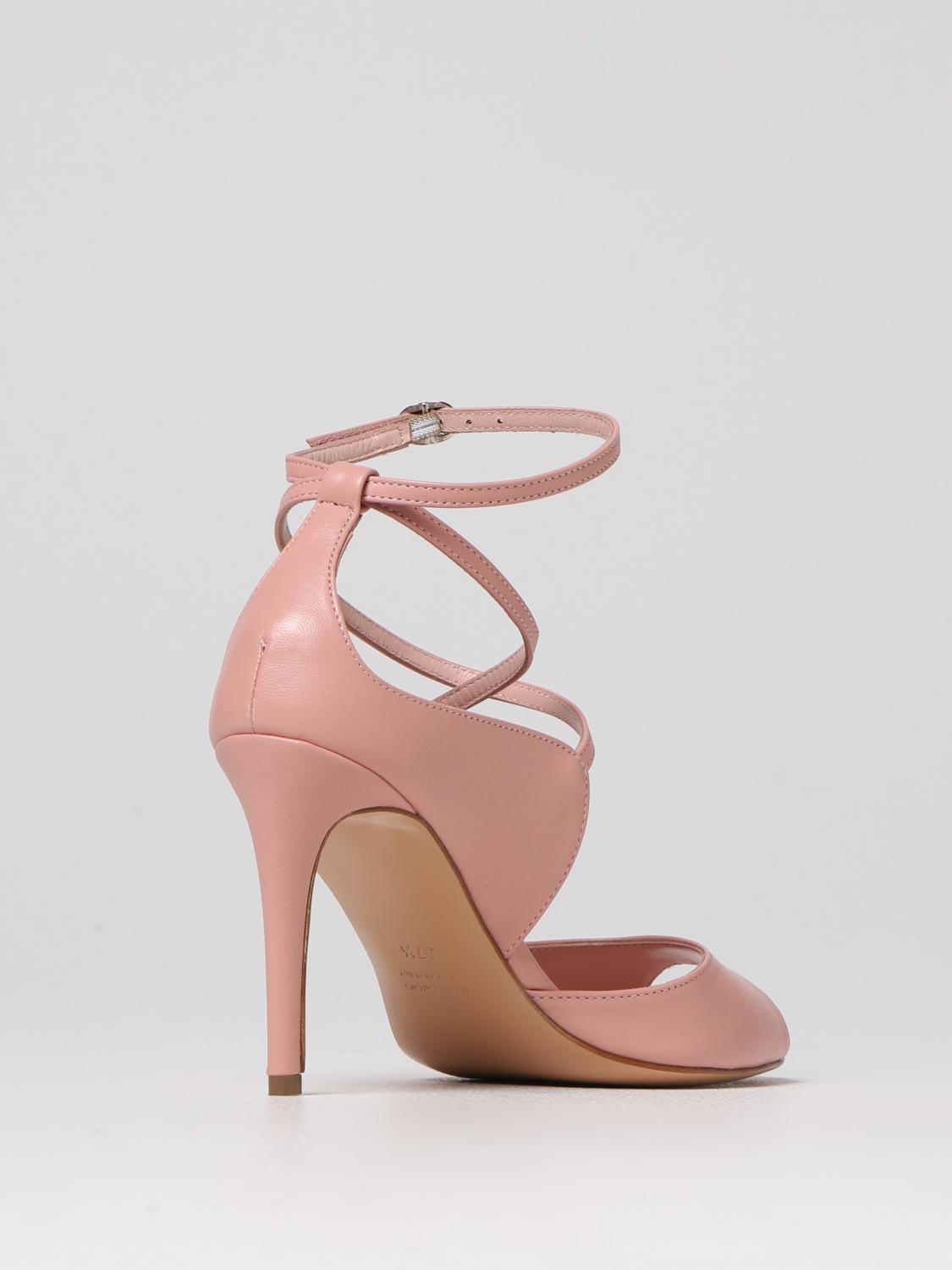 ANNA F. SANDALES À TALONS: Chaussures femme Anna F., Rose - Img 3