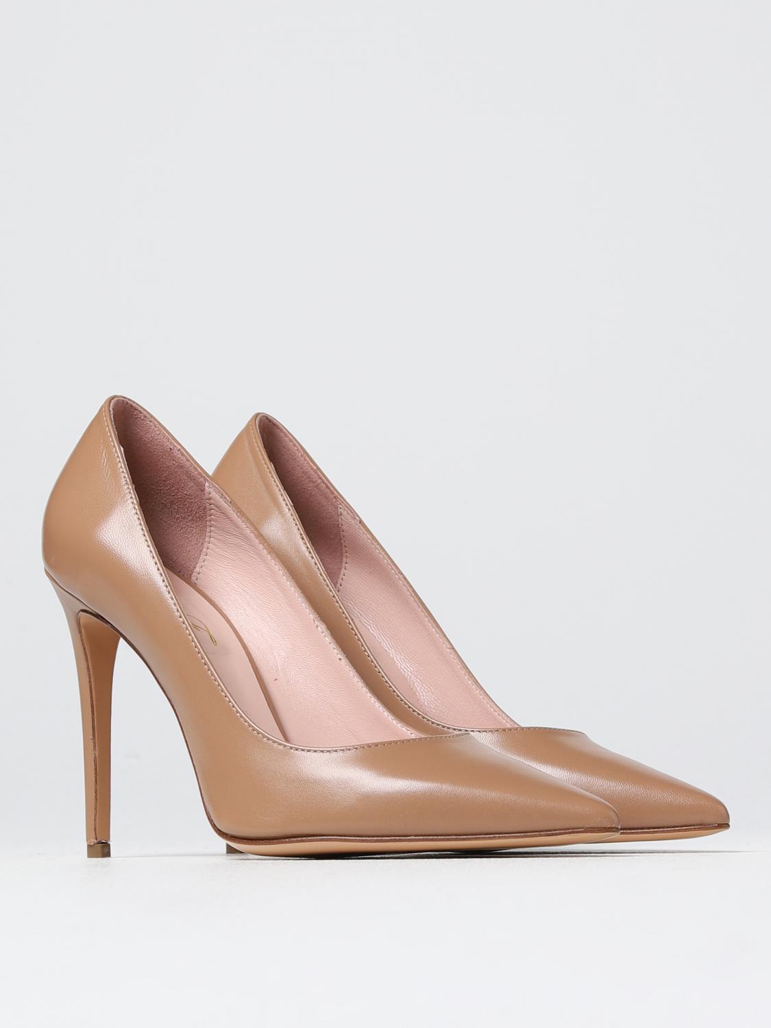 ANNA F. DÉCOLLETÉ: Décolleté Camelia Anna F. in nappa, Corallo - Img 2