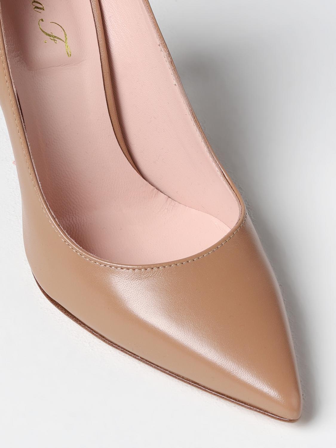 ANNA F. DÉCOLLETÉ: Décolleté Camelia Anna F. in nappa, Corallo - Img 4