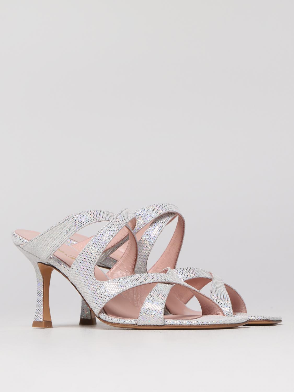 ANNA F. SANDALEN MIT ABSATZ: Schuhe damen Anna F., Silber - Img 2