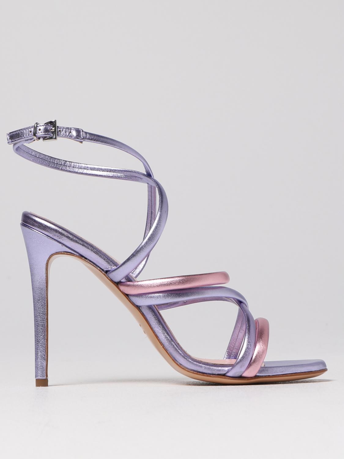 ANNA F. SANDALEN MIT ABSATZ: Schuhe damen Anna F., Lila - Img 1