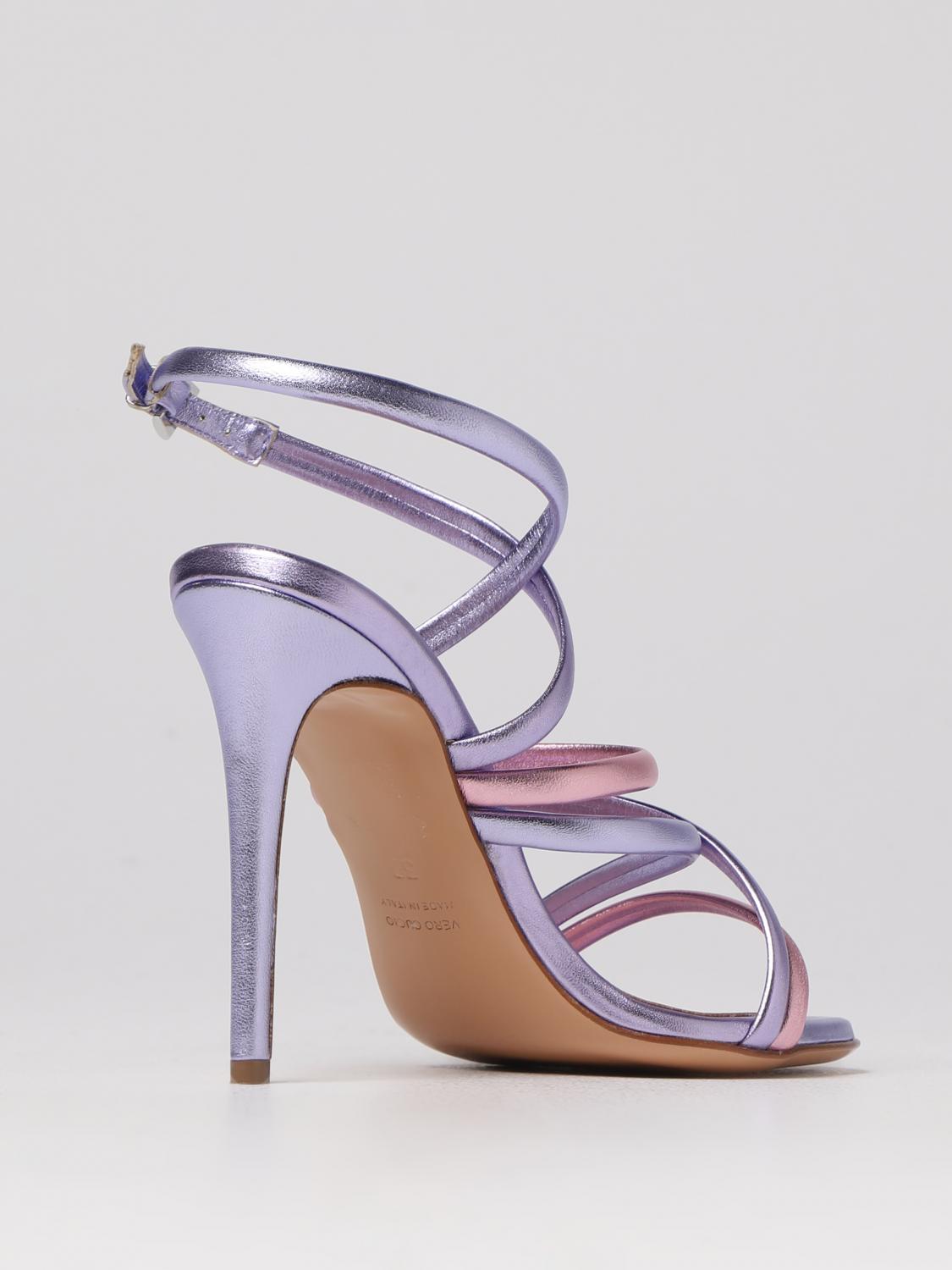 ANNA F. SANDALEN MIT ABSATZ: Schuhe damen Anna F., Lila - Img 3