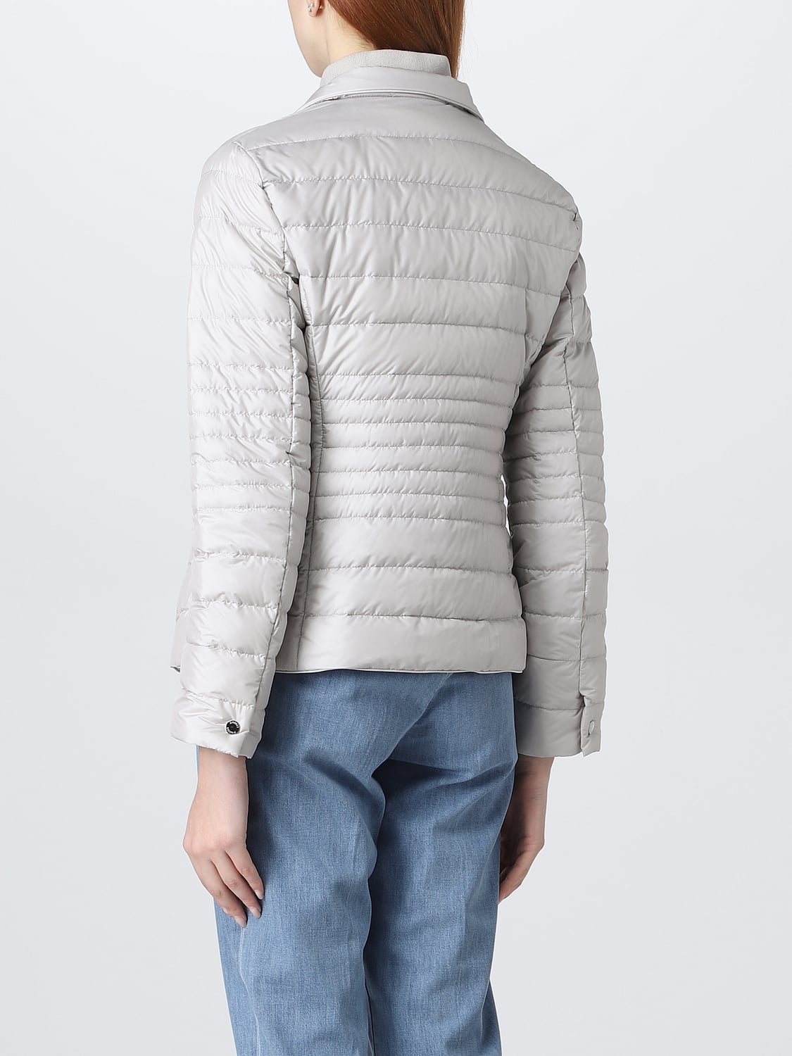 MOORER JACKET: Coat woman Moorer, White - Img 2
