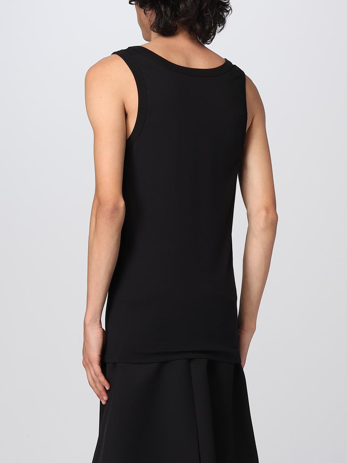 Raf Simons Tank top men - Black | 231M122A | GIGLIO.COM