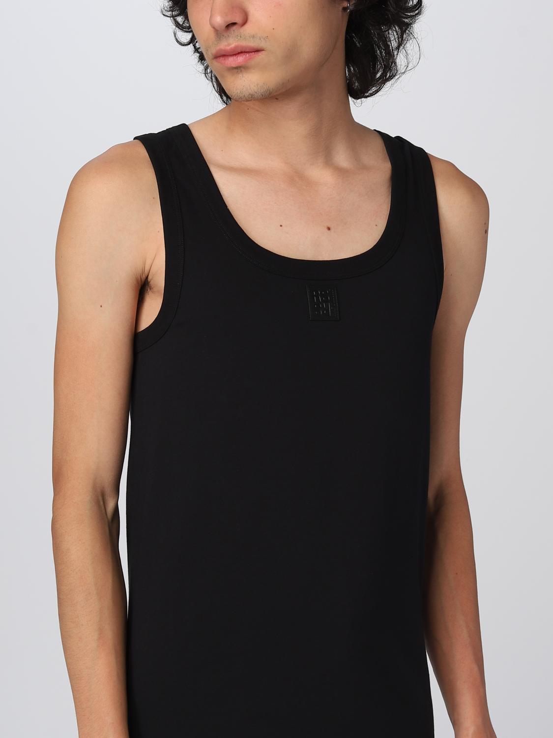 Raf Simons Tank top men - Black | 231M122A | GIGLIO.COM