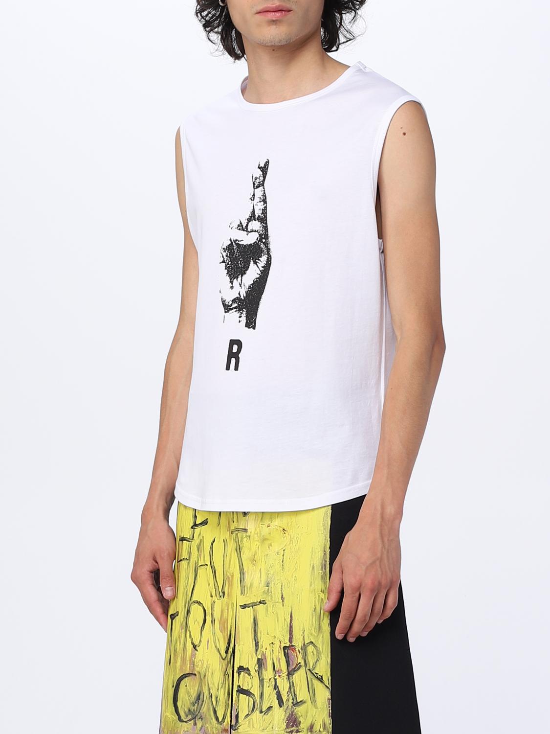 Raf Simons Tank top men - White | 231M123 | GIGLIO.COM