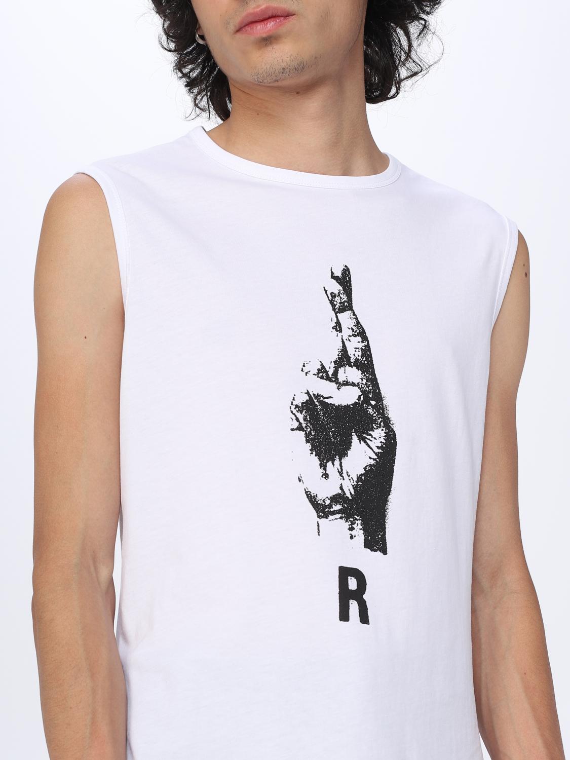 Raf Simons Tank top men - White | 231M123 | GIGLIO.COM