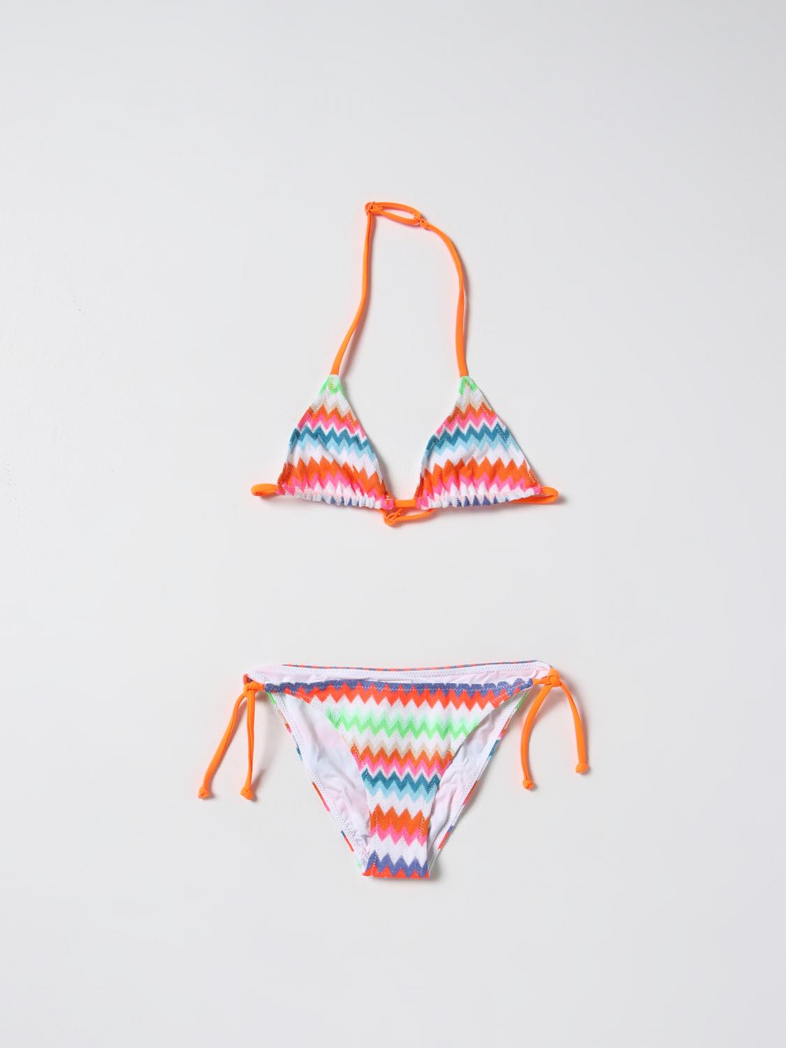 Mc2 Saint Barth Kids Girls Swimwear In Light Blue 3