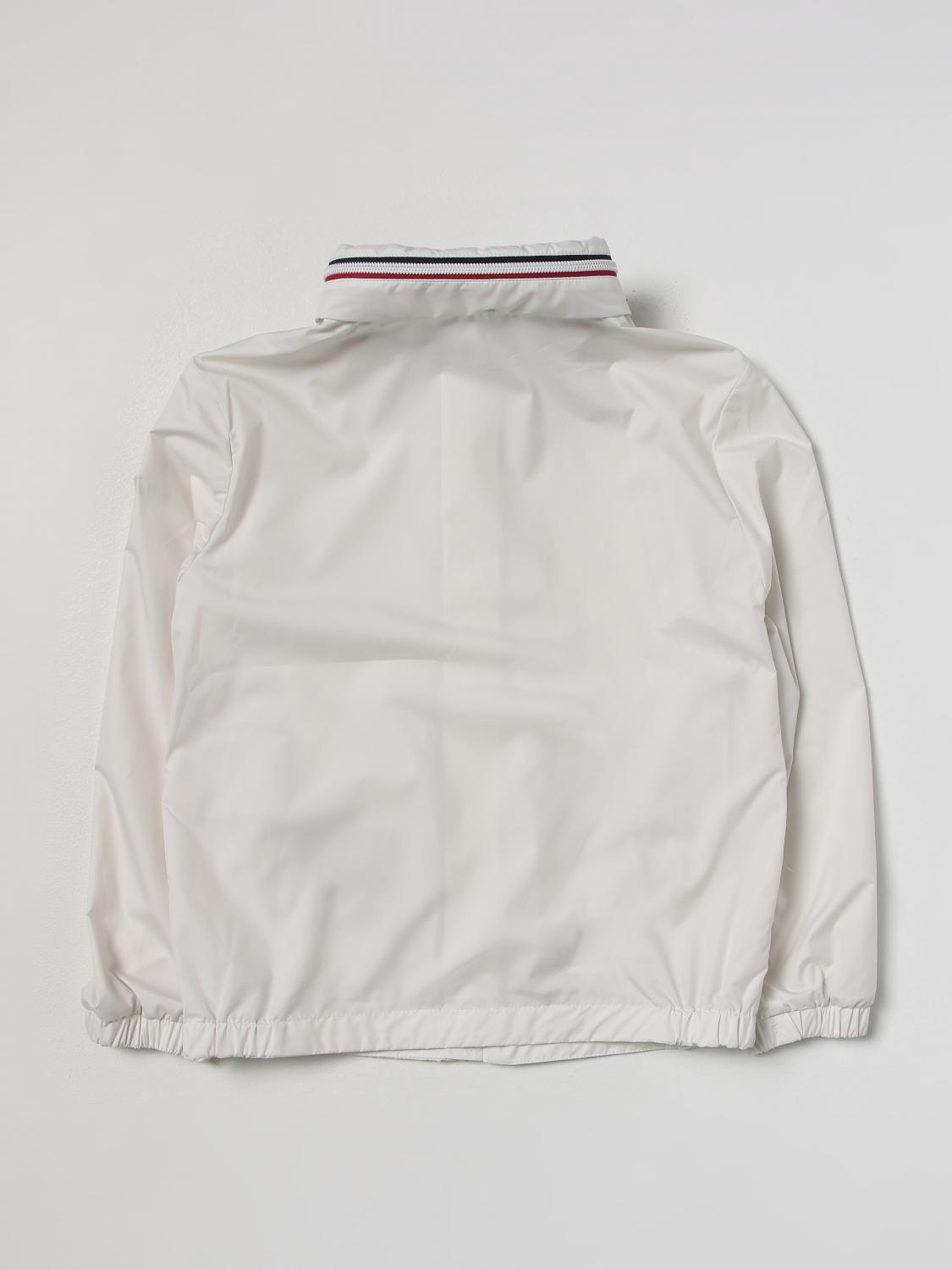 MONCLER JACKET: Coat kids Moncler, White - Img 2