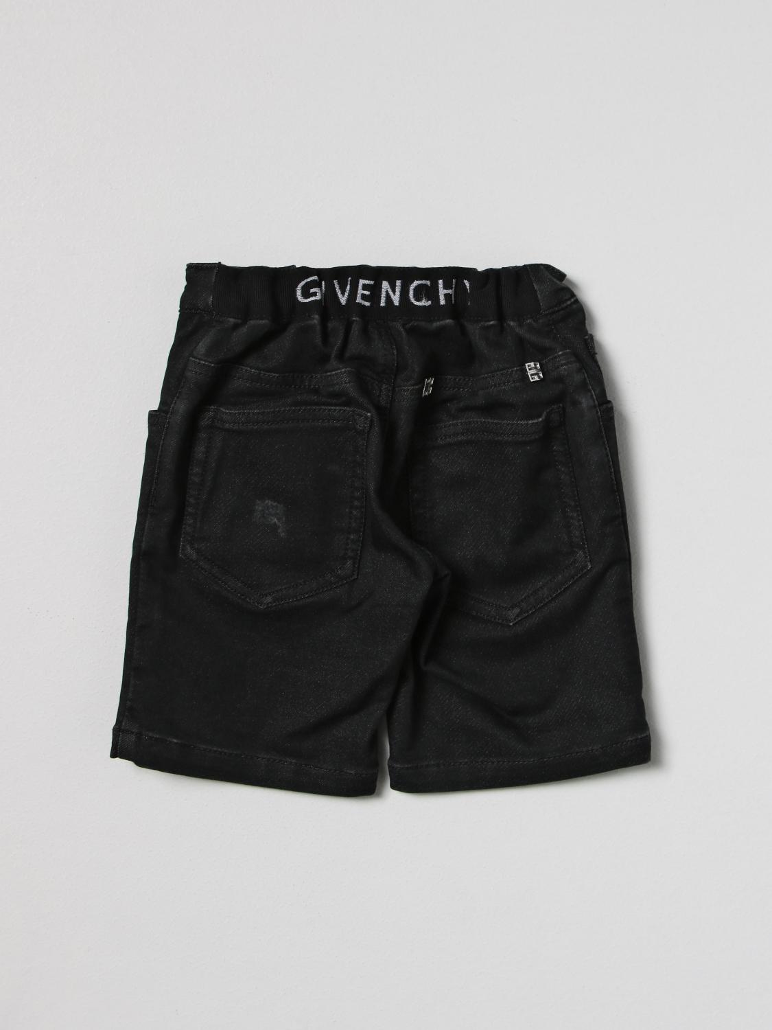 GIVENCHY SHORTS: Pants kids Givenchy, Denim - Img 2