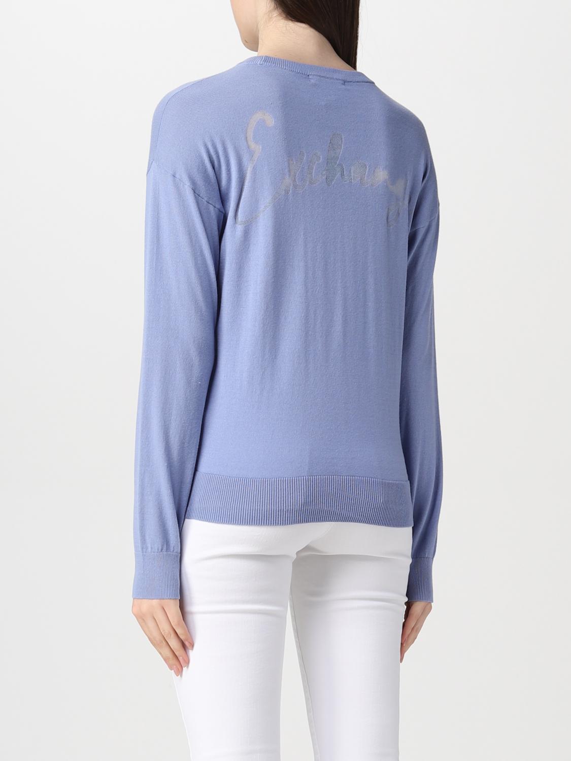 ARMANI EXCHANGE PULL: Pull femme Armani Exchange, Bleu Azur - Img 2