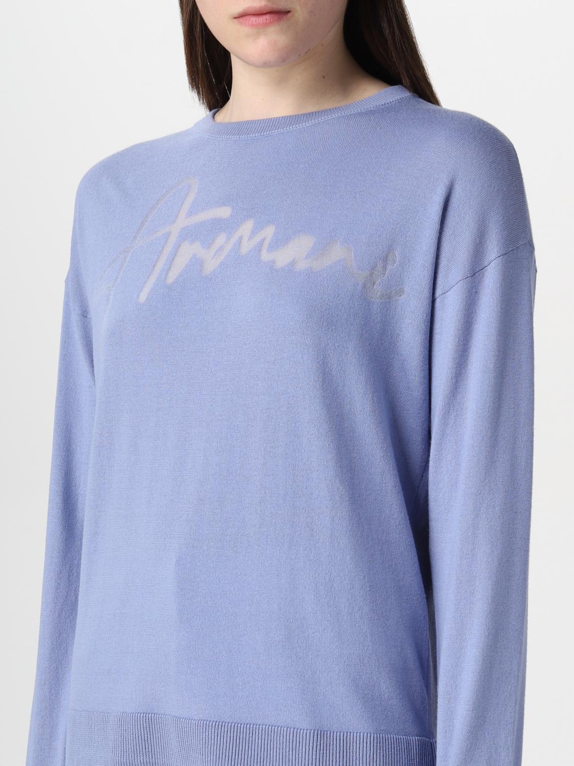 ARMANI EXCHANGE PULL: Pull femme Armani Exchange, Bleu Azur - Img 3