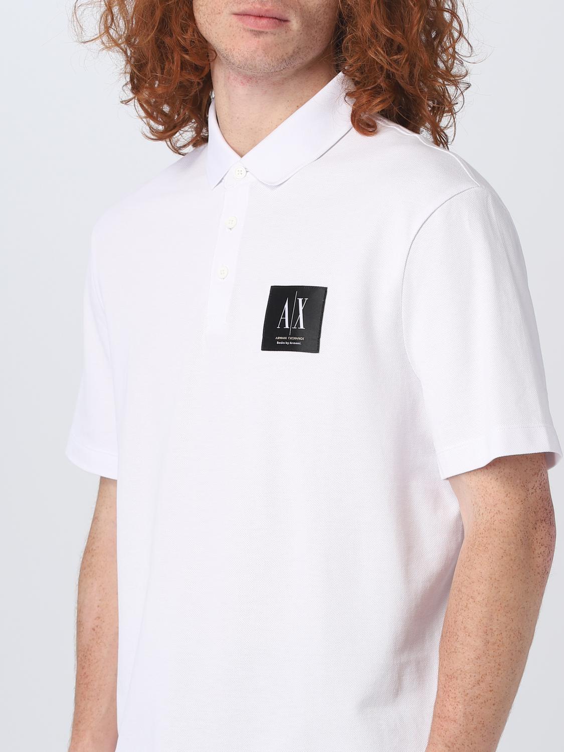 ARMANI EXCHANGE POLO: Polo herren Armani Exchange, Weiß - Img 3