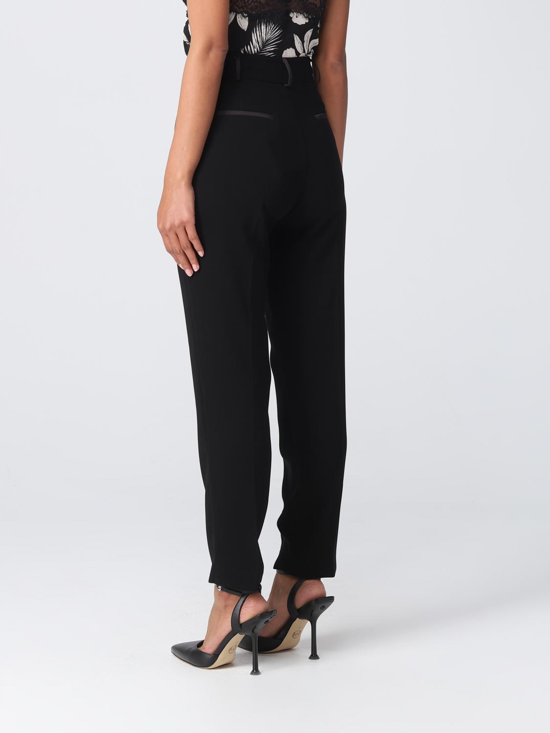 LIU JO PANTALONI: Pantaloni Liu Jo in crêpe, Nero - Img 2