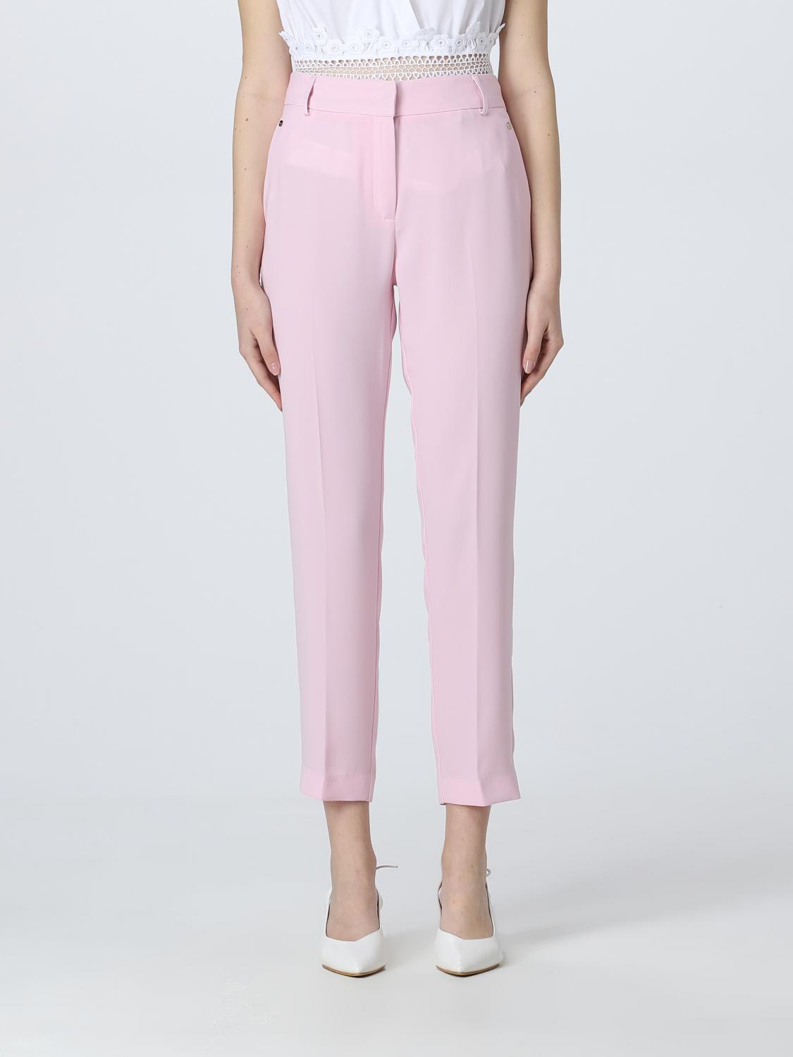 LIU JO HOSE: Hose damen Liu Jo, Pink - Img 1