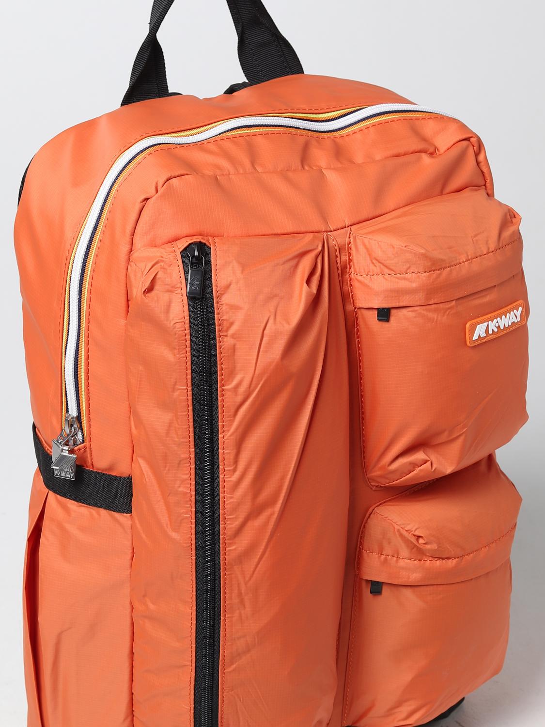 K-WAY BACKPACK: Backpack men K-way, Orange - Img 3