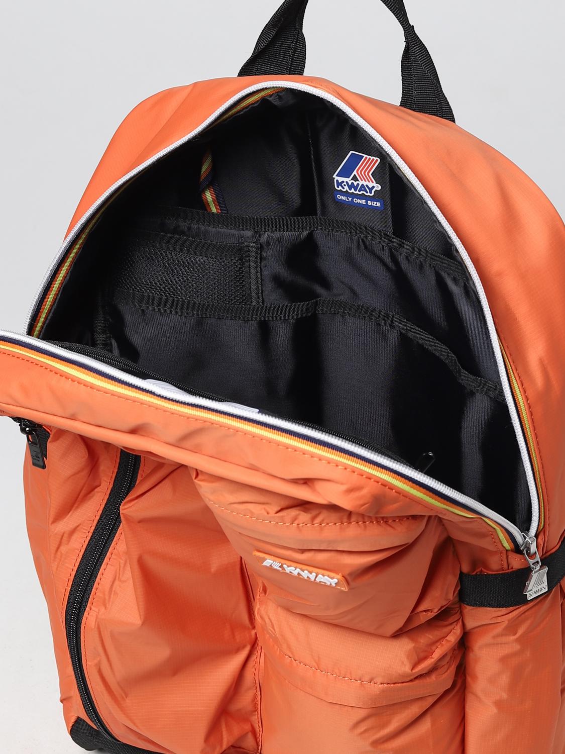 K-WAY BACKPACK: Backpack men K-way, Orange - Img 4