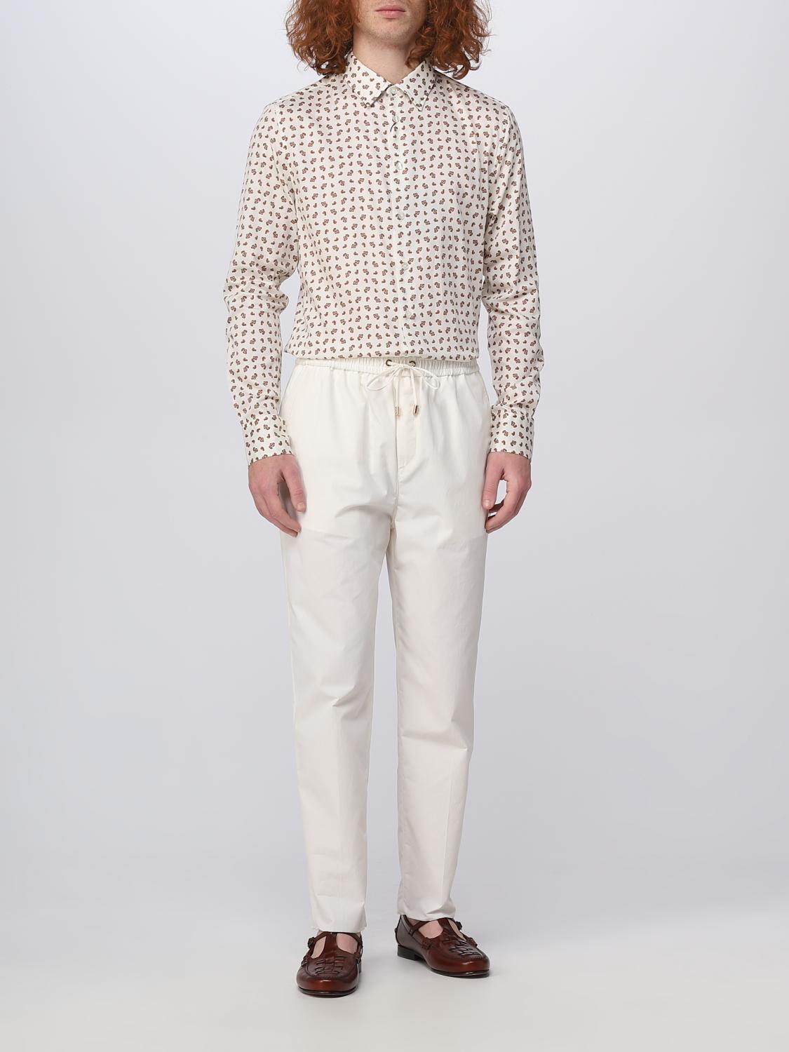 ETRO CAMICIA: Camicia uomo Etro in cotone stretch, Bianco - Img 2