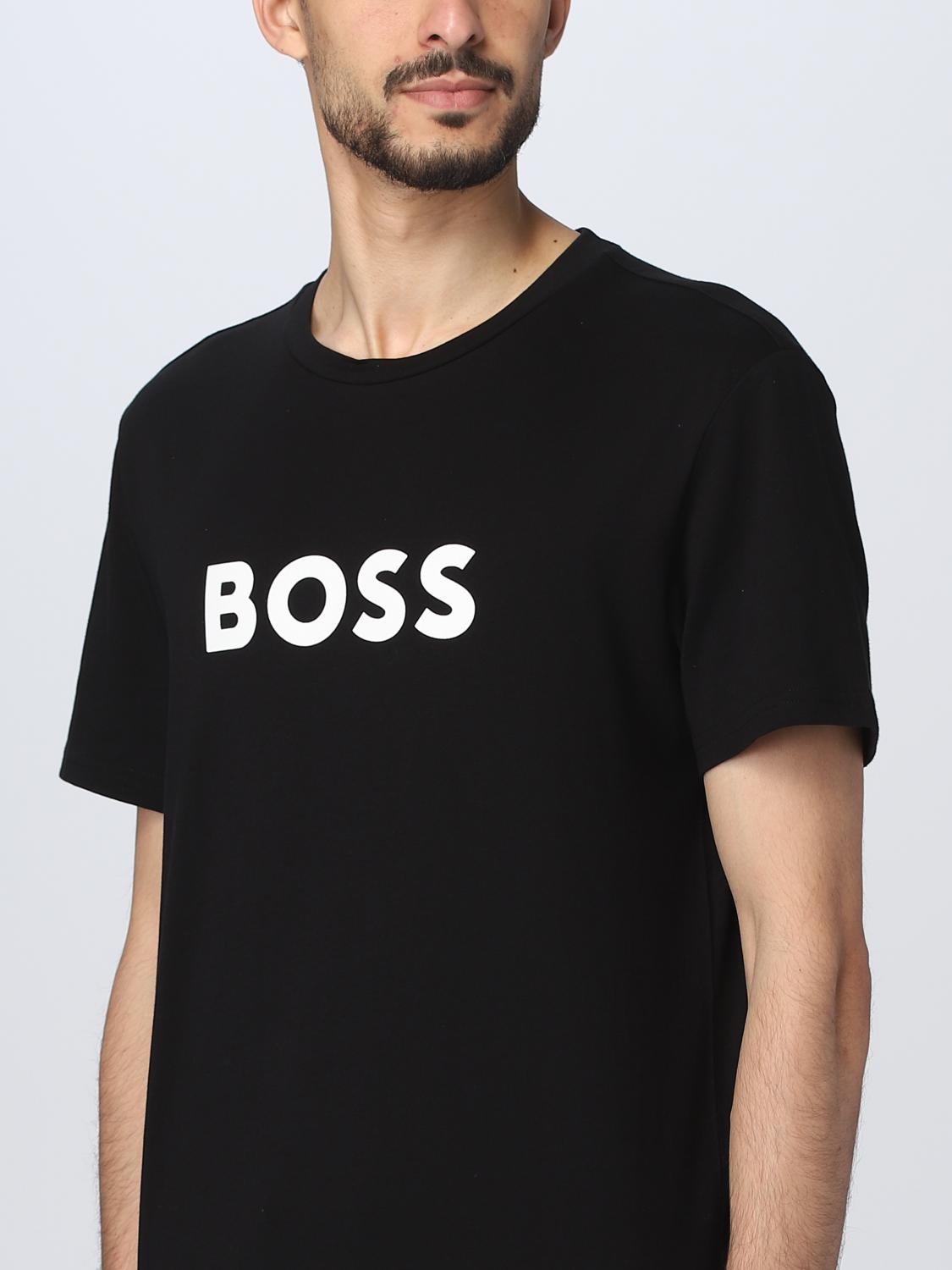 BOSS T-SHIRT: T-shirt men Boss, Black - Img 3