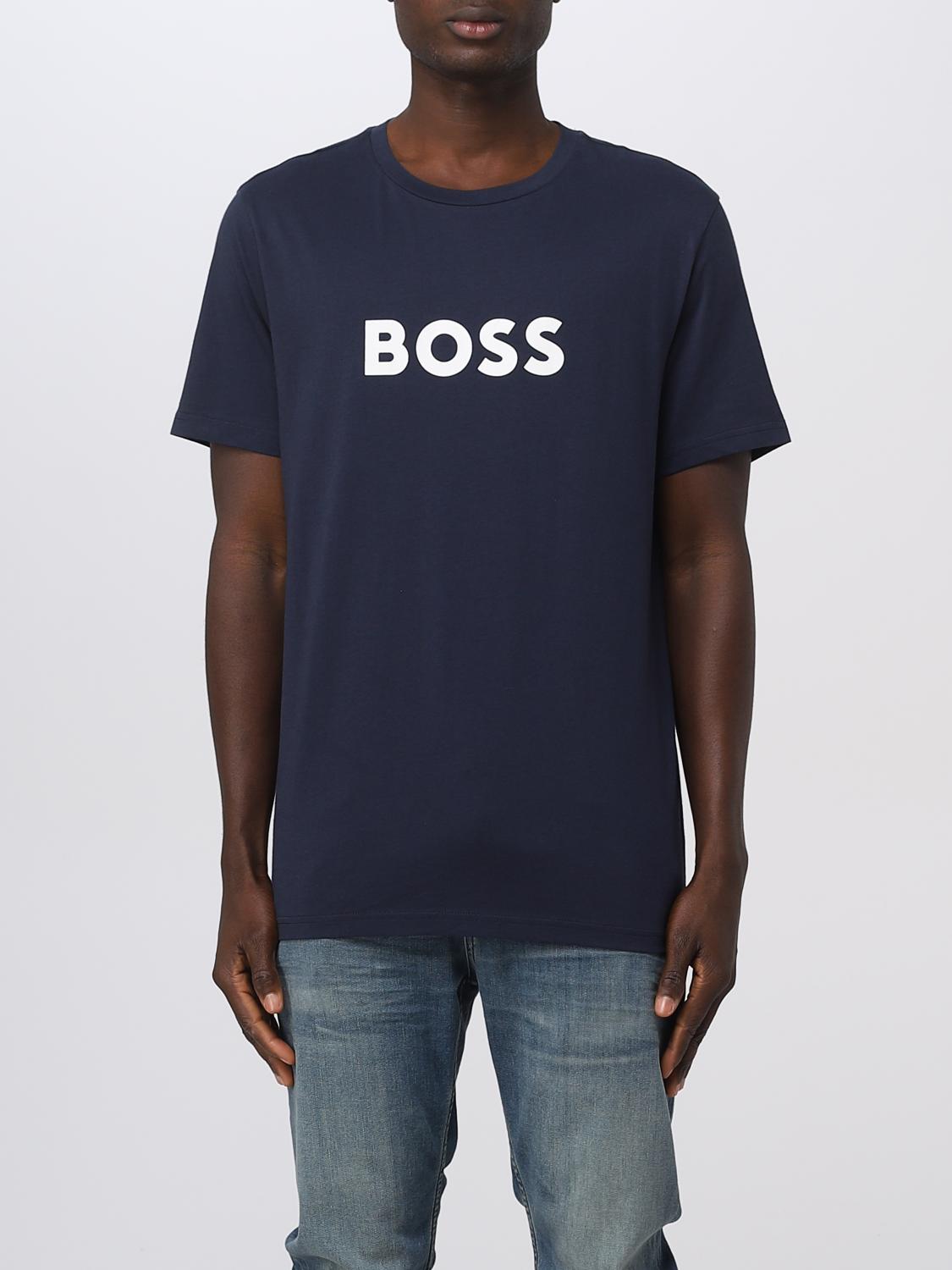 BOSS T-SHIRT: T-shirt men Boss, Blue - Img 1